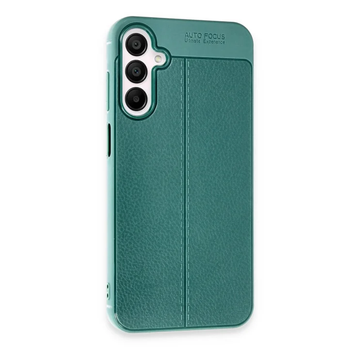 Mey İthalat®  Samsung Galaxy A15 4G Kılıf Auto Focus Kapak - Koyu Yeşil