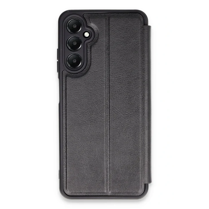 Mey İthalat®  Samsung Galaxy A15 4G Kılıf Flip Cover - Siyah