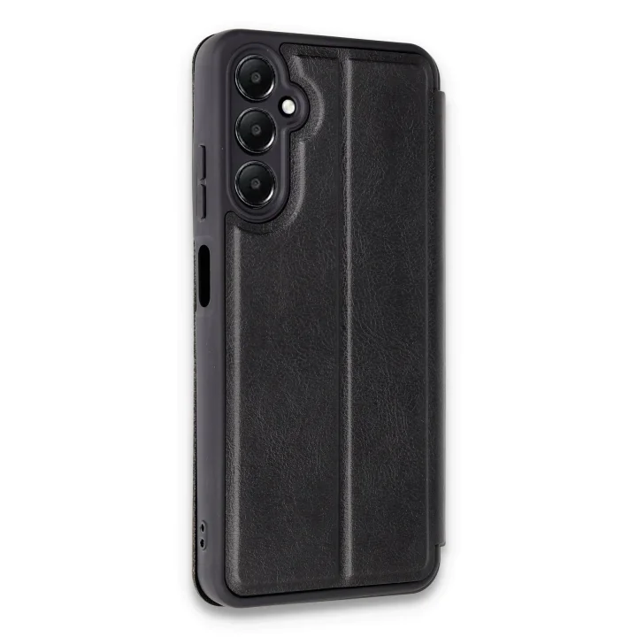 Mey İthalat®  Samsung Galaxy A15 4G Kılıf Flip Cover - Siyah