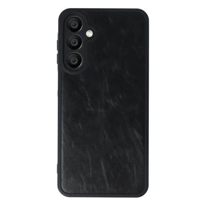 Mey İthalat®  Samsung Galaxy A16 5G Kılıf Aras Deri Kapak - Siyah