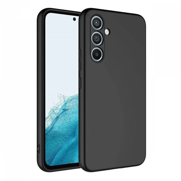 Mey İthalat®  Samsung Galaxy A16 5G Kılıf First Silikon - Siyah