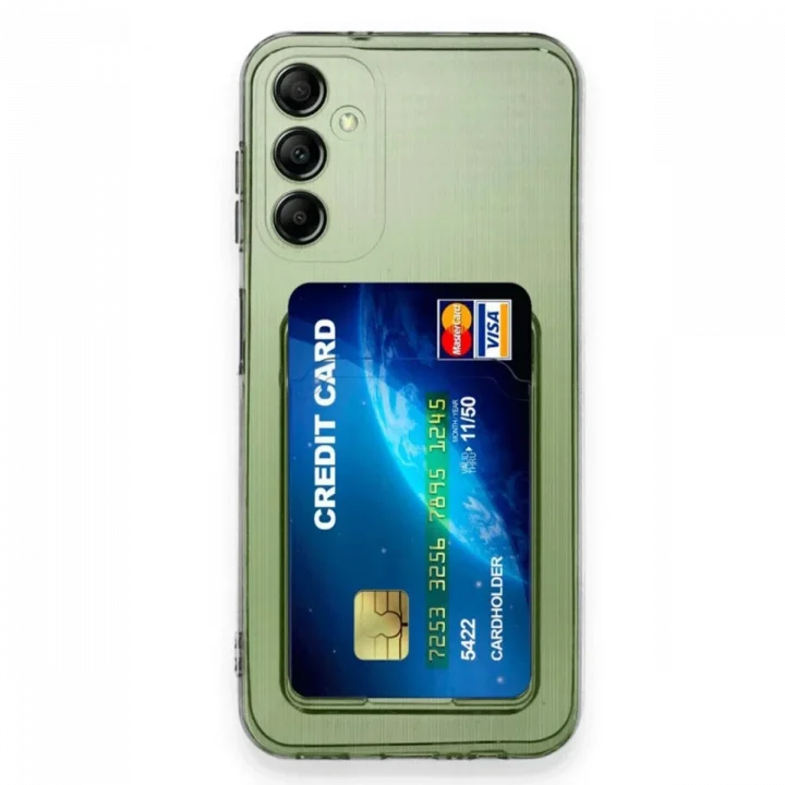 Mey İthalat®  Samsung Galaxy A16 5G Kılıf Kart Şeffaf Silikon - Şeffaf