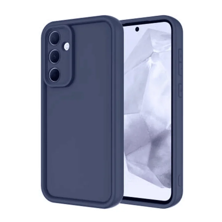 Mey İthalat®  Samsung Galaxy A16 5G Kılıf Viera Silikon - Lacivert
