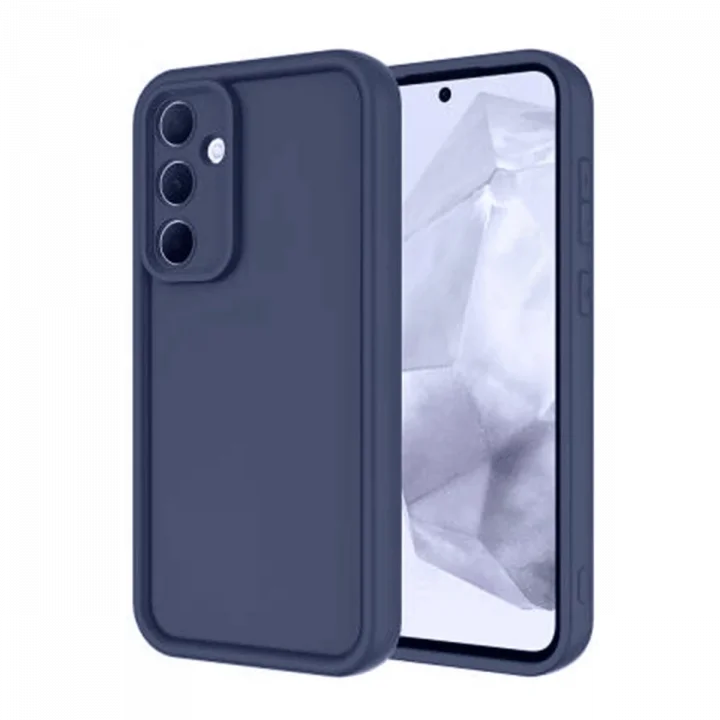 Mey İthalat®  Samsung Galaxy A16 5G Kılıf Viera Silikon - Lacivert