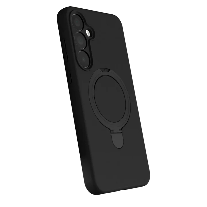 Mey İthalat®  Samsung Galaxy A16 5G Regal Magsafe Standlı Kapak - Siyah