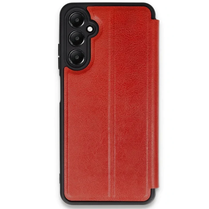 Mey İthalat®  Samsung Galaxy A17 5G Flip Cover - Kırmızı