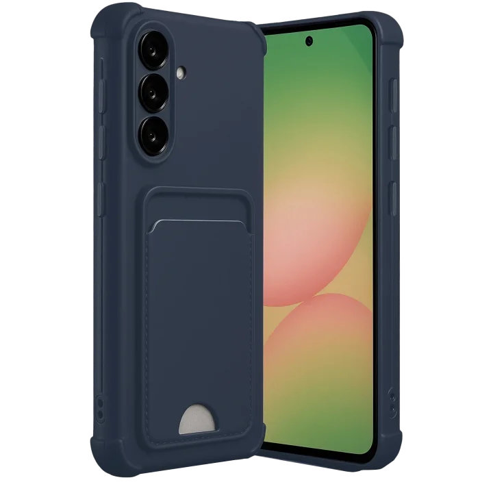 Mey İthalat®  Samsung Galaxy A17 5G Kelvin Kartvizitli Silikon - Lacivert