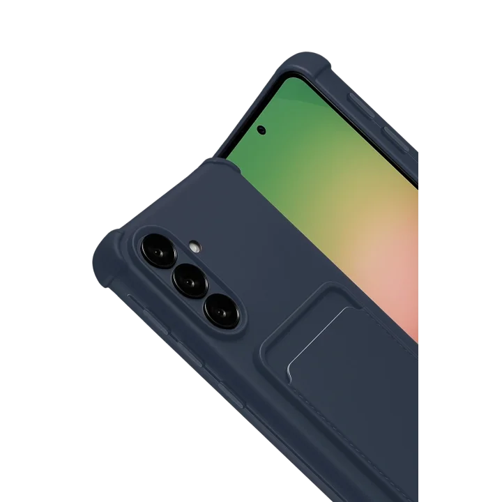 Mey İthalat®  Samsung Galaxy A17 5G Kelvin Kartvizitli Silikon - Lacivert