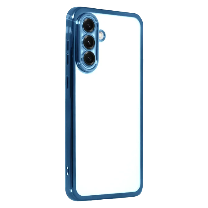 Mey İthalat®  Samsung Galaxy A17 5G  Lensli Silikon - Açık Mavi