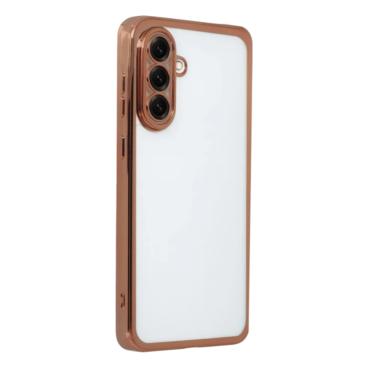 Mey İthalat®  Samsung Galaxy A17 5G  Lensli Silikon - Çöl Titanyum