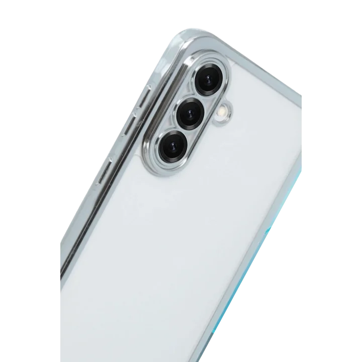 Mey İthalat®  Samsung Galaxy A17 5G  Lensli Silikon - Gümüş