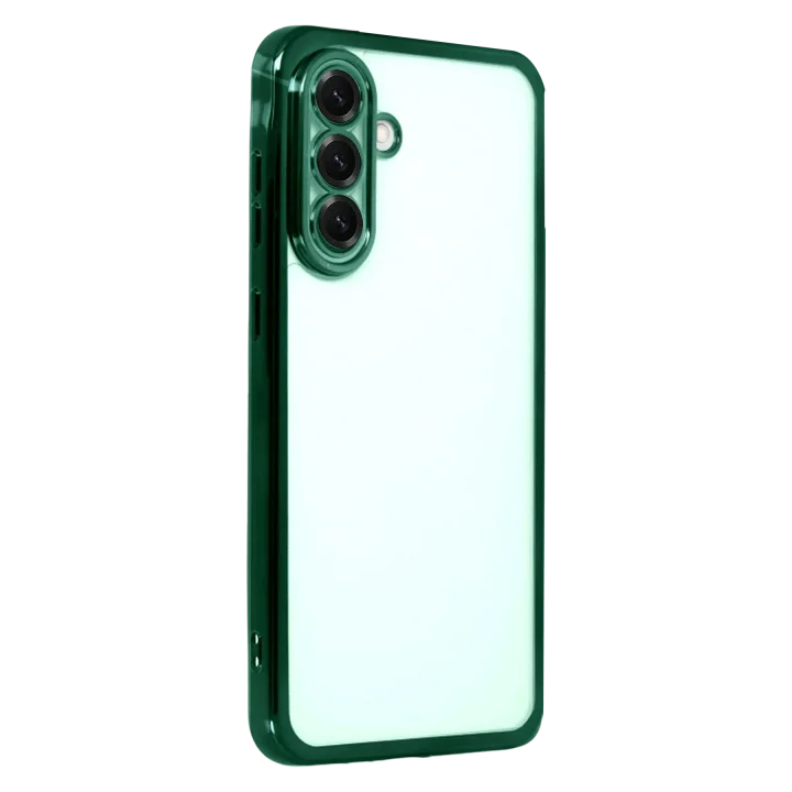 Mey İthalat®  Samsung Galaxy A17 5G  Lensli Silikon - Yeşil