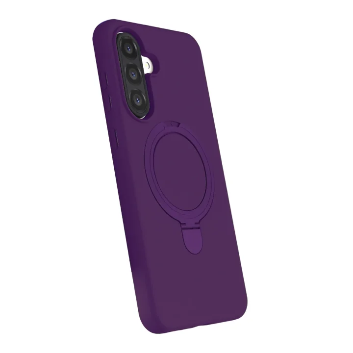 Mey İthalat®  Samsung Galaxy A17 5G Regal Magsafe Standlı Kapak - Derin Mor