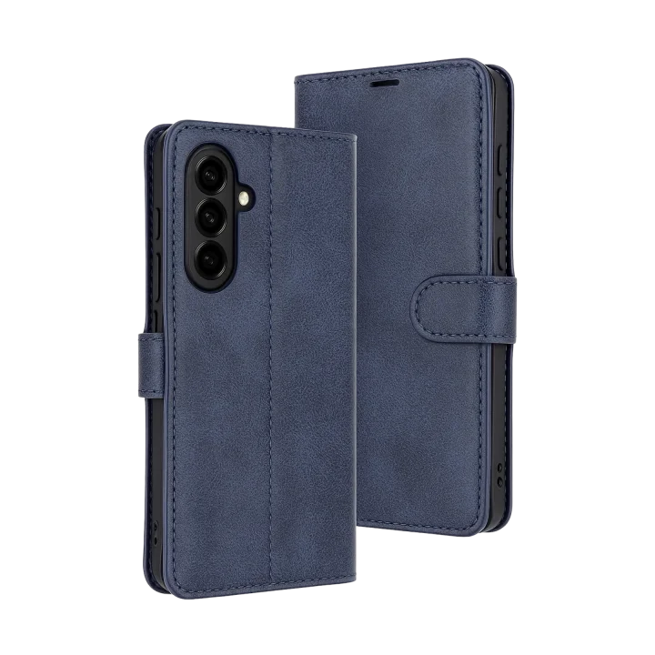 Mey İthalat®  Samsung Galaxy A17 5G Trend S Plus Kapaklı Kılıf - Lacivert