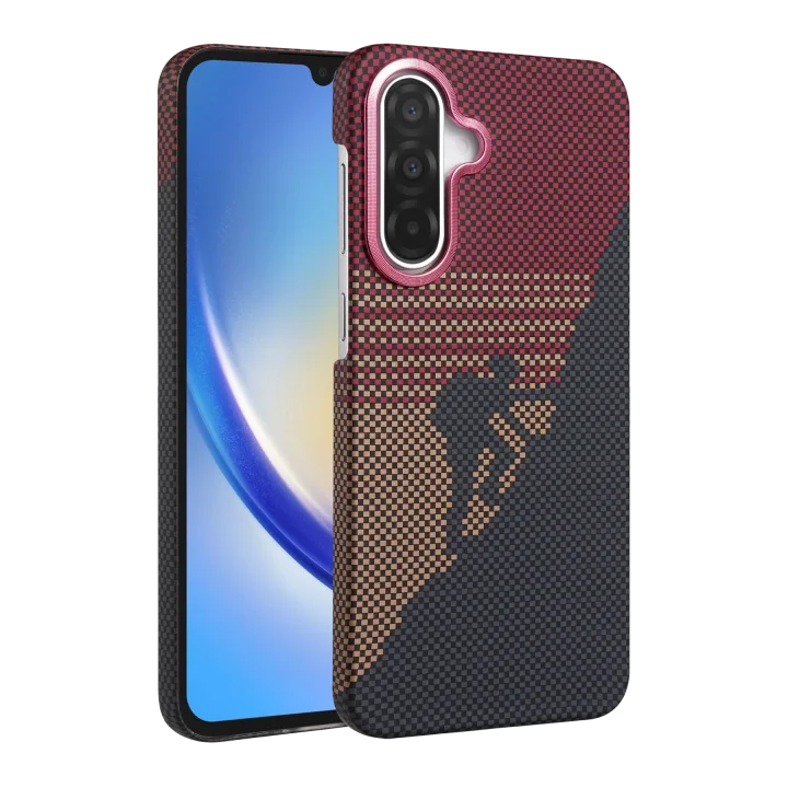 Mey İthalat®  Samsung Galaxy A17 5G Vega Magsafe Kapak - Kırmızı