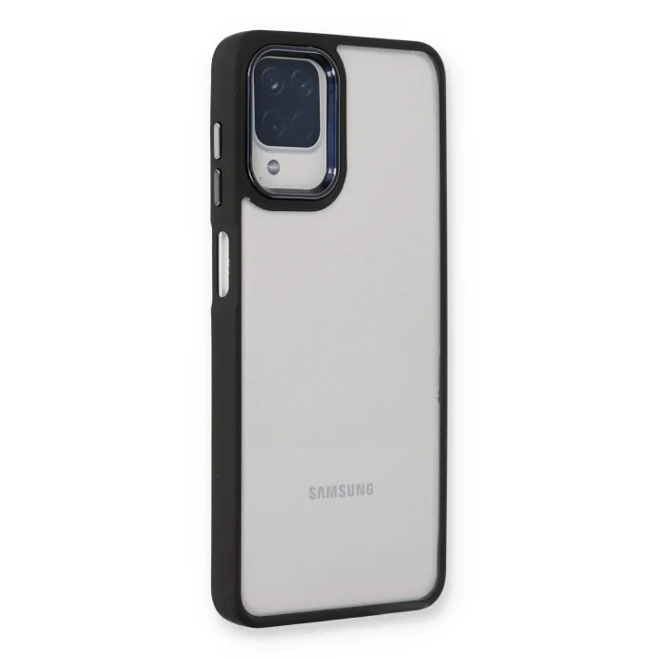 Mey İthalat®  Samsung Galaxy A22 Kılıf Dora Kapak - Siyah
