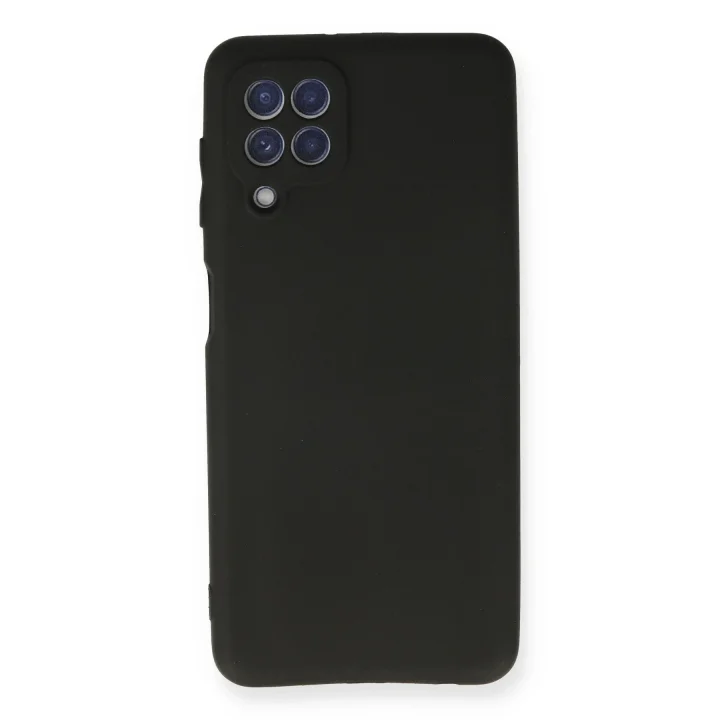 Mey İthalat®  Samsung Galaxy A22 Kılıf First Silikon - Siyah