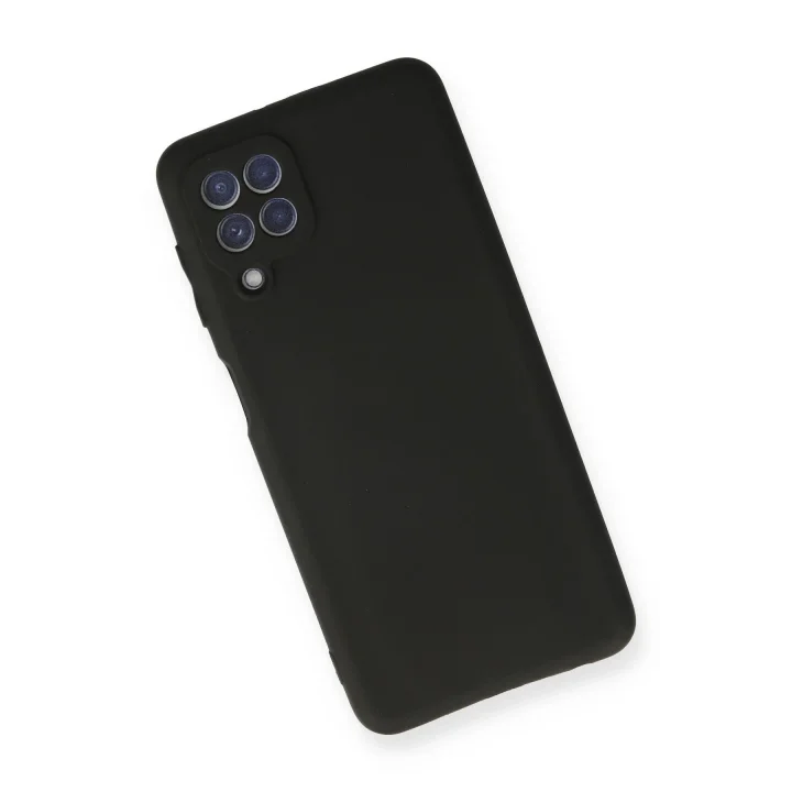 Mey İthalat®  Samsung Galaxy A22 Kılıf First Silikon - Siyah