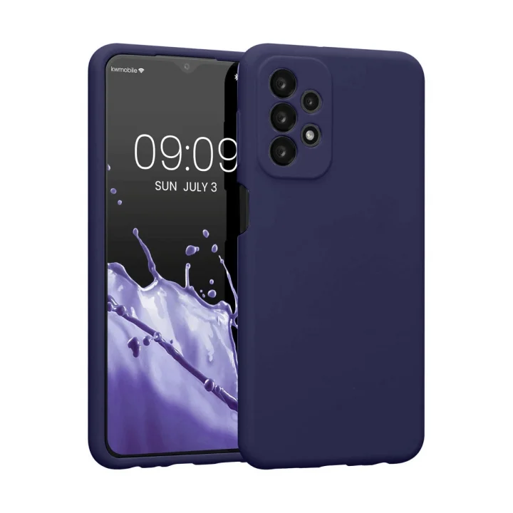 Mey İthalat®  Samsung Galaxy A23 4G Kılıf First Silikon - Lacivert