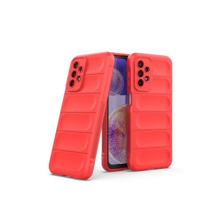 Mey İthalat®  Samsung Galaxy A23 4G Kılıf Optimum Silikon - Kırmızı