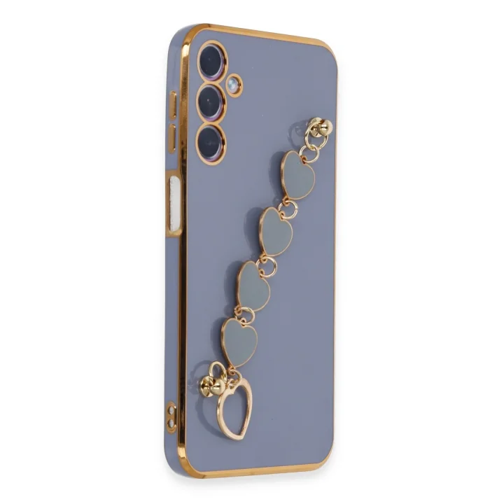 Mey İthalat®  Samsung Galaxy A24 4G Kılıf Esila Silikon - Gri