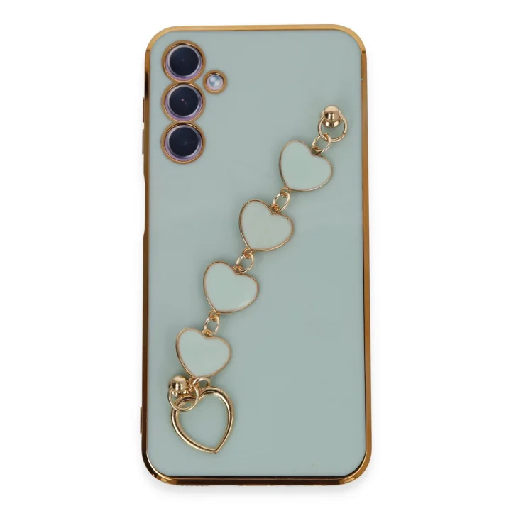 Mey İthalat®  Samsung Galaxy A24 4G Kılıf Esila Silikon - Su Yeşili