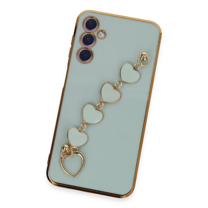 Mey İthalat®  Samsung Galaxy A24 4G Kılıf Esila Silikon - Su Yeşili