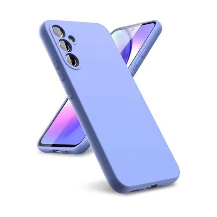 Mey İthalat®  Samsung Galaxy A24 4G Kılıf First Silikon - Lila