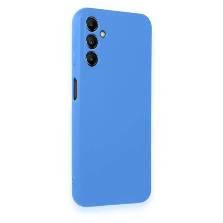 Mey İthalat®  Samsung Galaxy A24 4G Kılıf First Silikon - Mavi