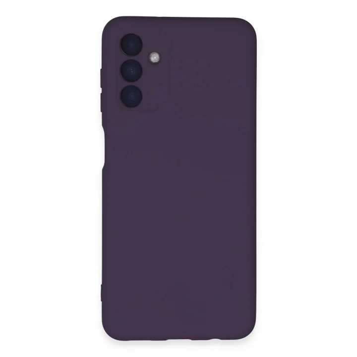 Mey İthalat®  Samsung Galaxy A24 4G Kılıf Nano içi Kadife Silikon - Mor