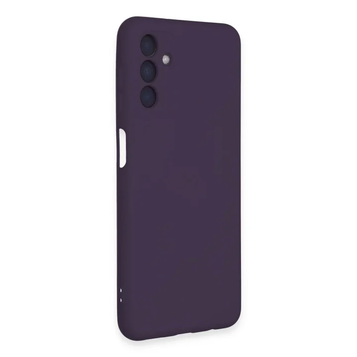 Mey İthalat®  Samsung Galaxy A24 4G Kılıf Nano içi Kadife Silikon - Mor