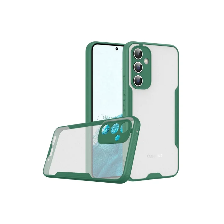 Mey İthalat®  Samsung Galaxy A24 4G Kılıf Platin Silikon - Yeşil