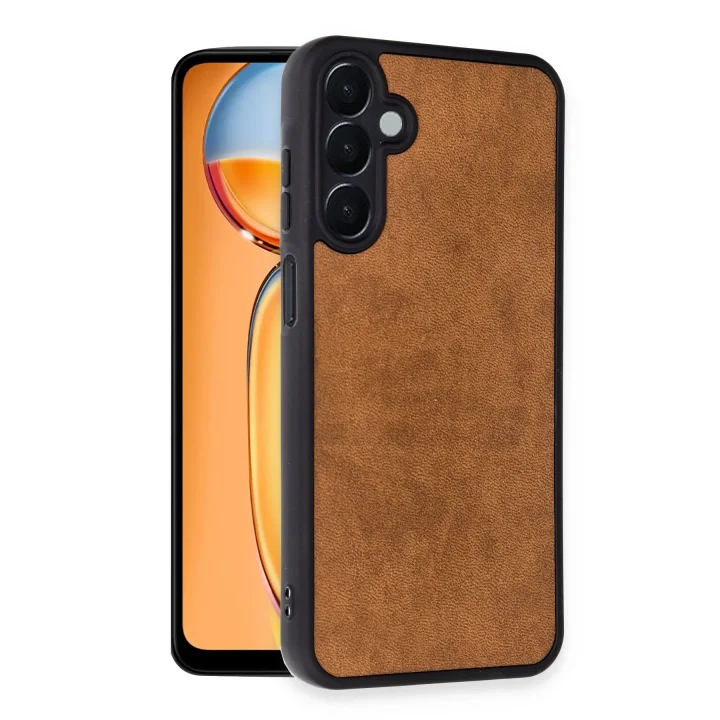 Mey İthalat®  Samsung Galaxy A25 5G Kılıf Aras Deri Kapak - Taba