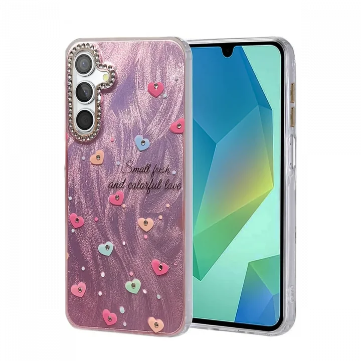 Mey İthalat®  Samsung Galaxy A25 5G Kılıf Blade Aynalı Desenli Kapak - Desen 8