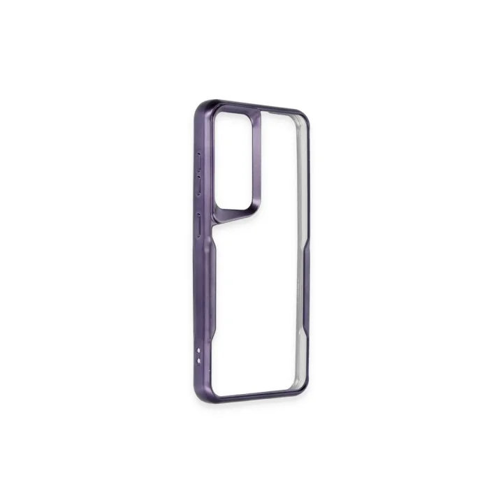 Mey İthalat®  Samsung Galaxy A25 5G Kılıf Boyi Silikon Kapak - Derin Mor