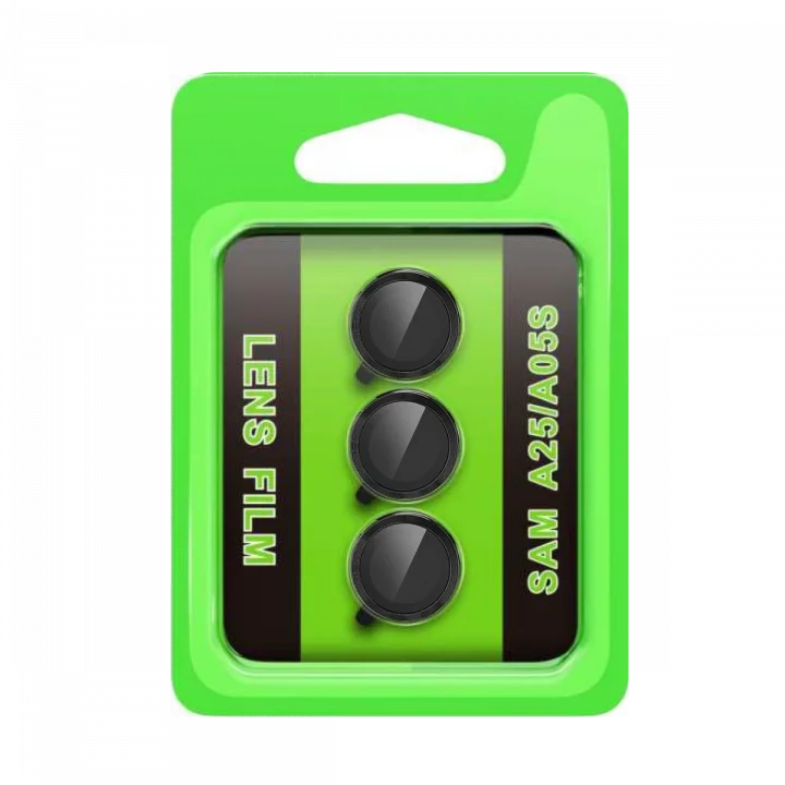 Mey İthalat®  Samsung Galaxy A25 5G Raze Metal Kamera Lens - Siyah