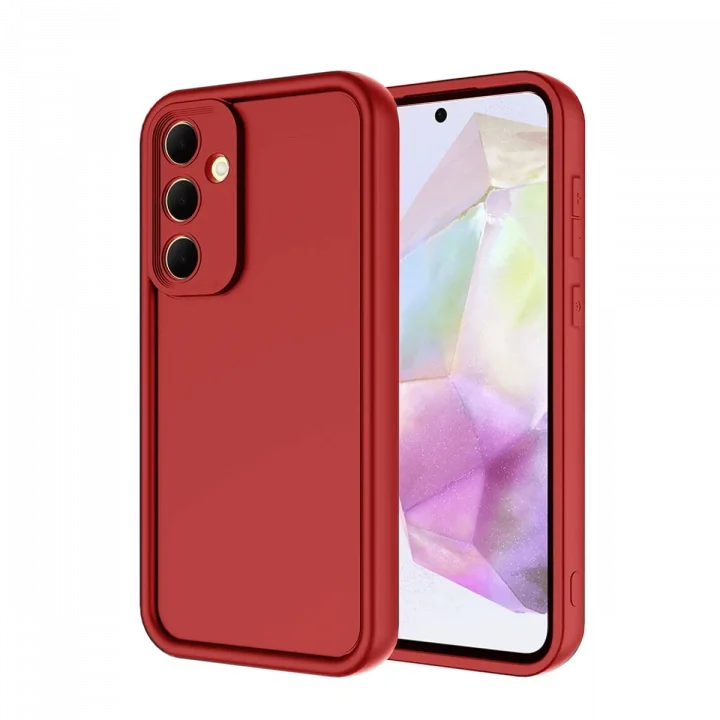 Mey İthalat®  Samsung Galaxy A26 Kılıf Viera Silikon - Kırmızı