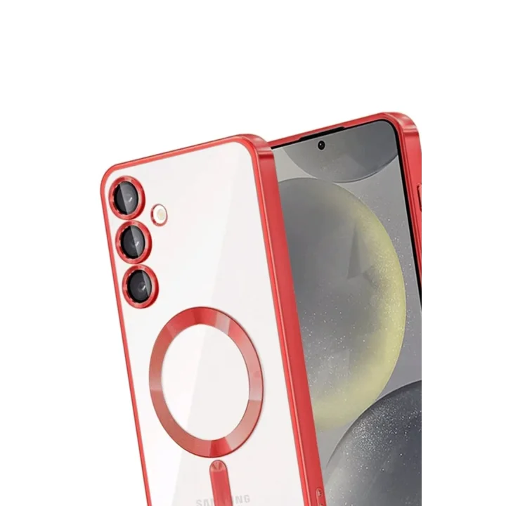 Mey İthalat®  Samsung Galaxy A26 Kross Magneticsafe Kapak - Kırmızı