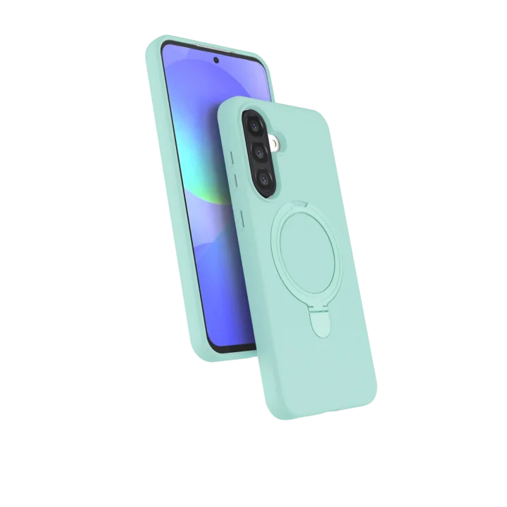 Mey İthalat®  Samsung Galaxy A26 Regal Magsafe Standlı Kapak - Su Yeşili