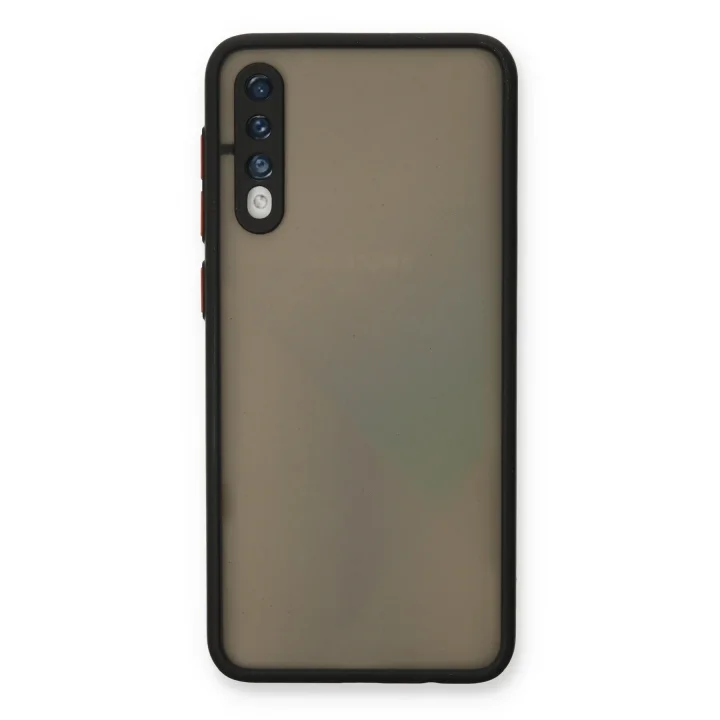 Mey İthalat®  Samsung Galaxy A30S Kılıf Montreal Silikon Kapak - Siyah