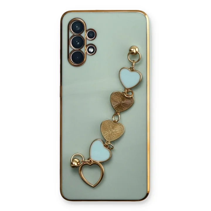 Mey İthalat®  Samsung Galaxy A32 Kılıf Esila Silikon - Su Yeşili