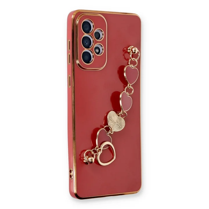 Mey İthalat®  Samsung Galaxy A33 5G Kılıf Esila Silikon - Kırmızı