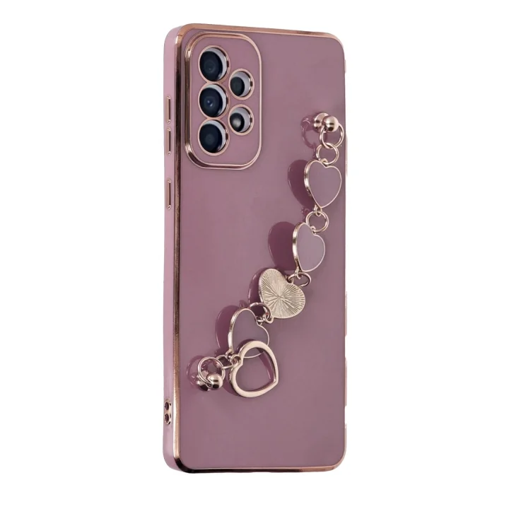 Mey İthalat®  Samsung Galaxy A33 5G Kılıf Esila Silikon - Mor