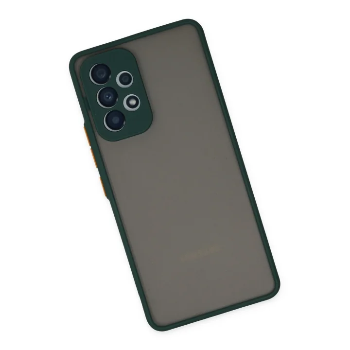 Mey İthalat®  Samsung Galaxy A33 5G Kılıf Montreal Silikon Kapak - Yeşil