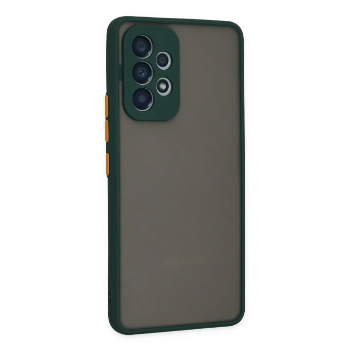 Mey İthalat®  Samsung Galaxy A33 5G Kılıf Montreal Silikon Kapak - Yeşil