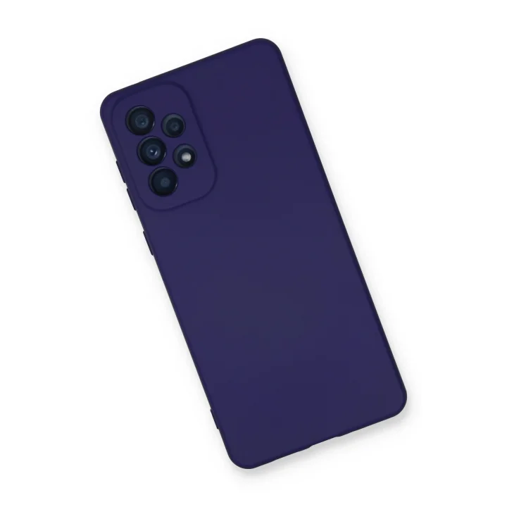 Mey İthalat®  Samsung Galaxy A33 5G Kılıf Nano içi Kadife Silikon - Mor