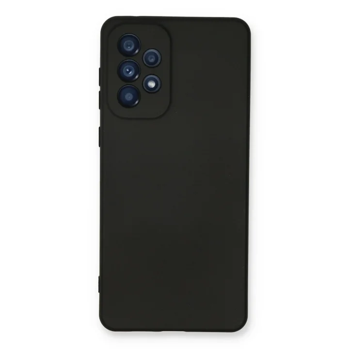 Mey İthalat®  Samsung Galaxy A33 5G Kılıf Nano içi Kadife Silikon - Siyah