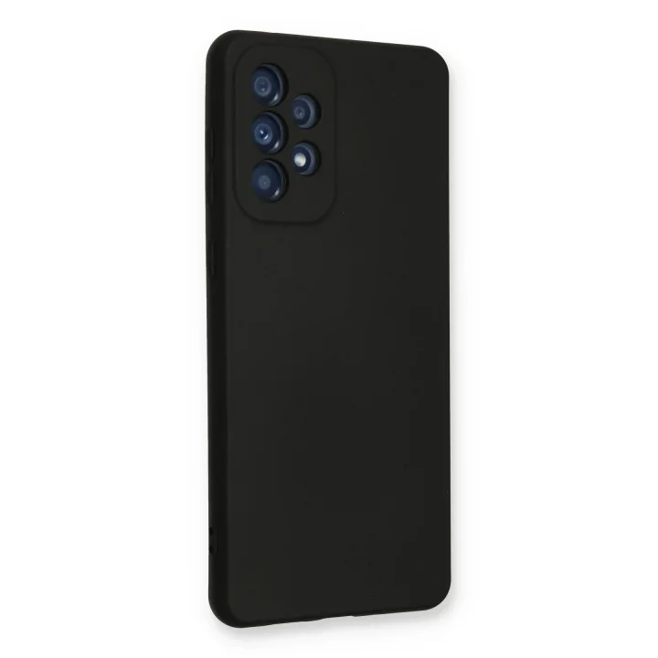 Mey İthalat®  Samsung Galaxy A33 5G Kılıf Nano içi Kadife Silikon - Siyah