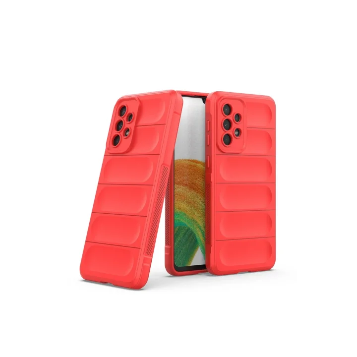 Mey İthalat®  Samsung Galaxy A33 5G Kılıf Optimum Silikon - Kırmızı