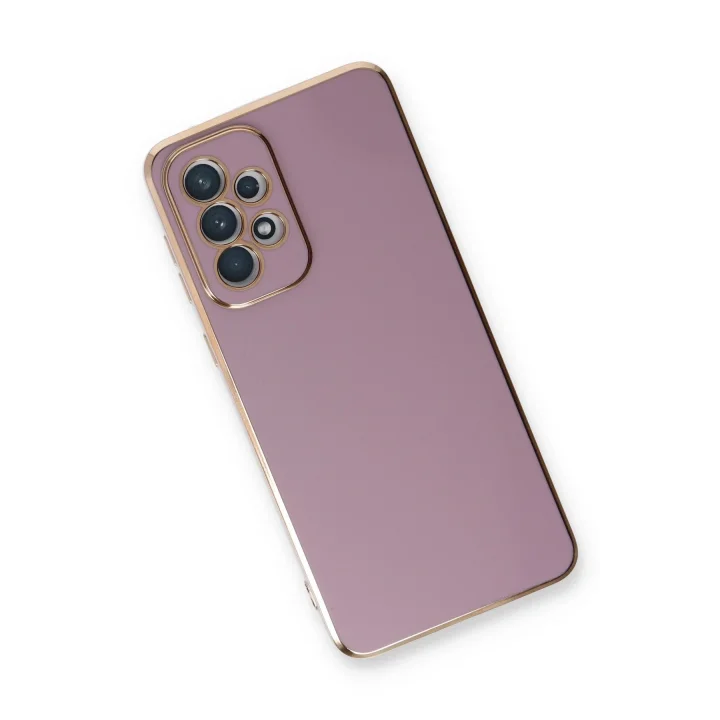 Mey İthalat®  Samsung Galaxy A33 5G Kılıf Volet Silikon - Mor